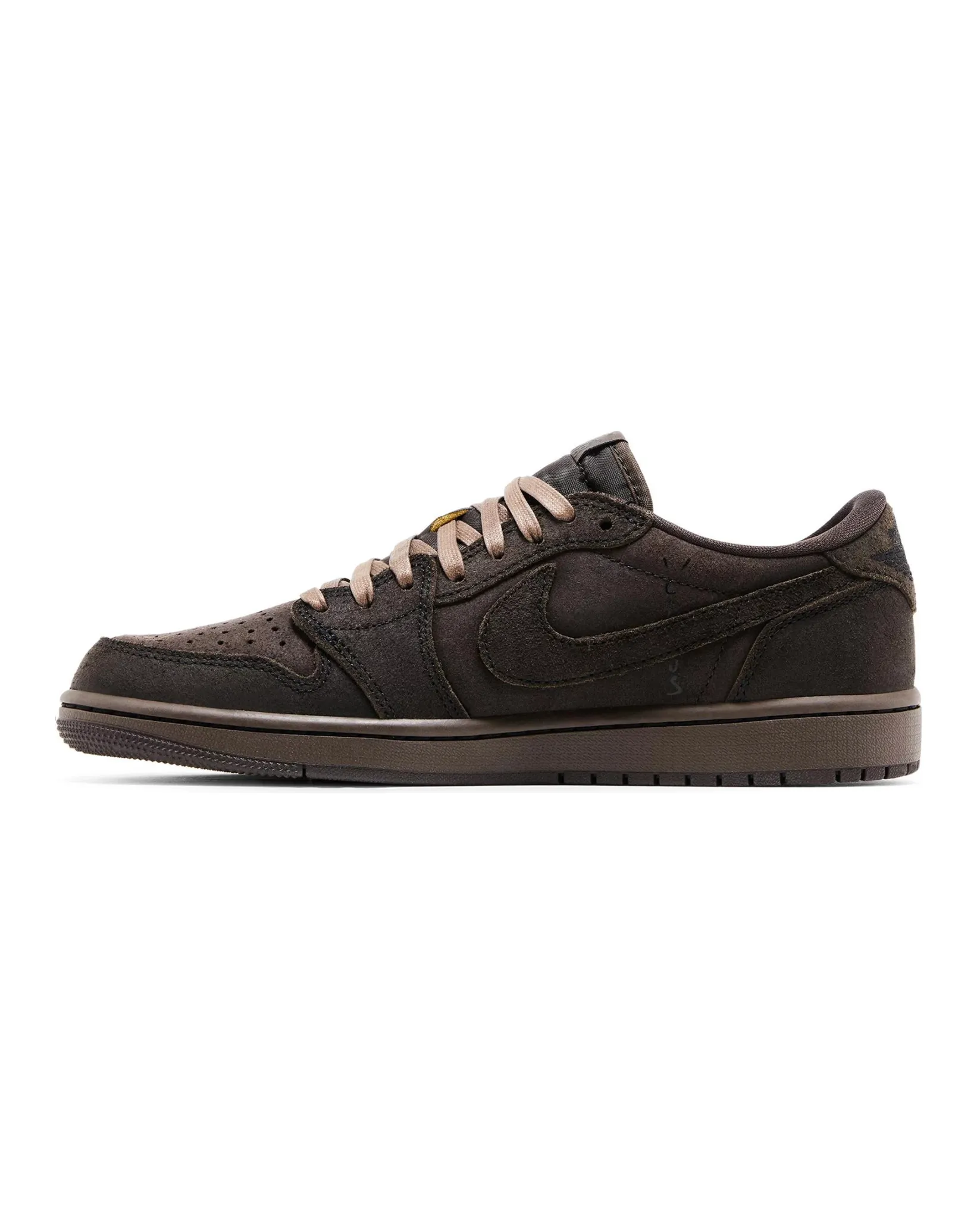 Nike Air Jordan 1 Retro Low OG SP Travis Scott Velvet Brown Adaptive Style