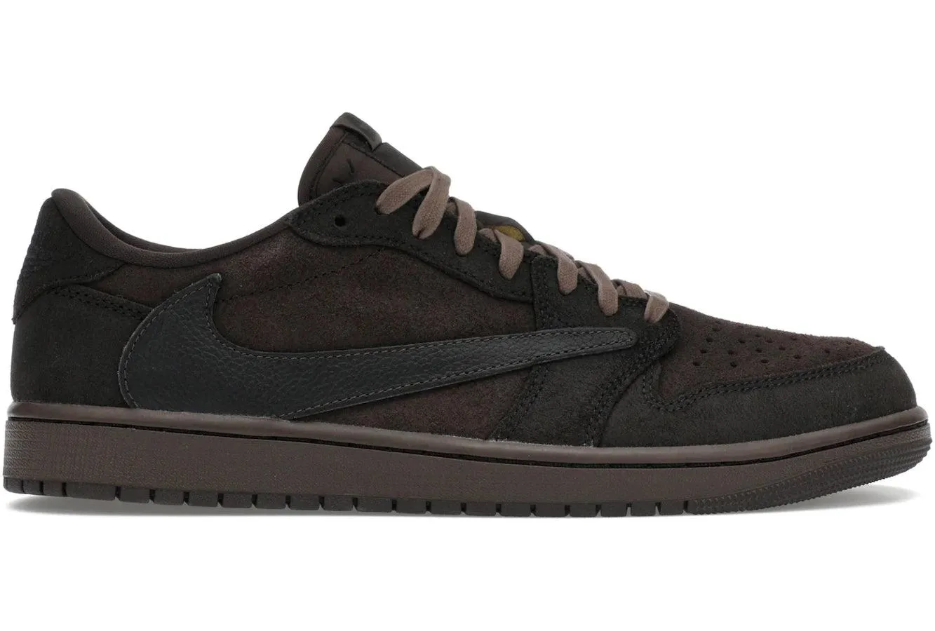 Nike Air Jordan 1 Retro Low OG SP Travis Scott Velvet Brown Adaptive Style