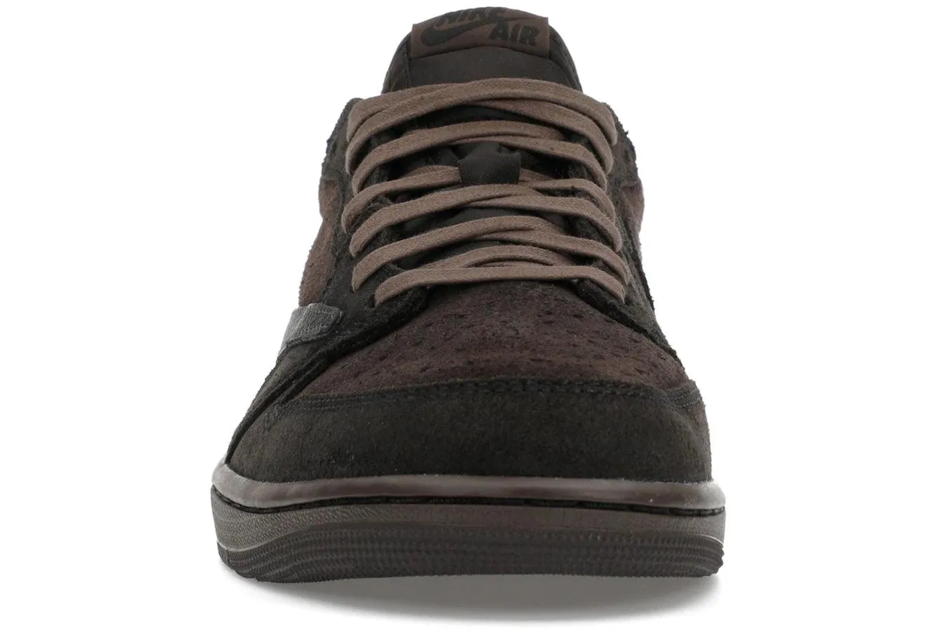 Nike Air Jordan 1 Retro Low OG SP Travis Scott Velvet Brown Adaptive Style
