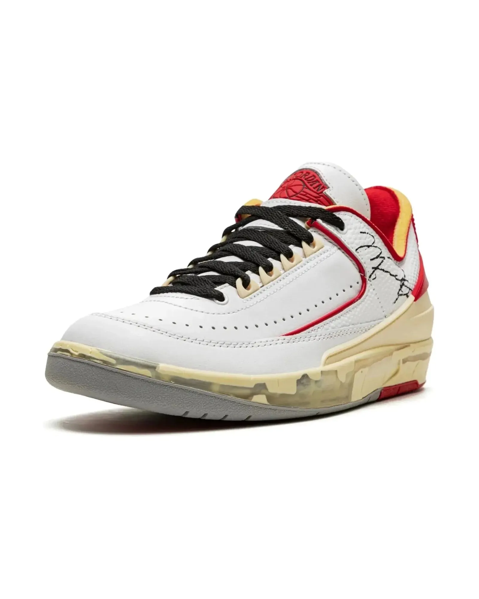 Nike Air Jordan 2 Retro Low SP X Off-White "White Red" - street-bill.dk