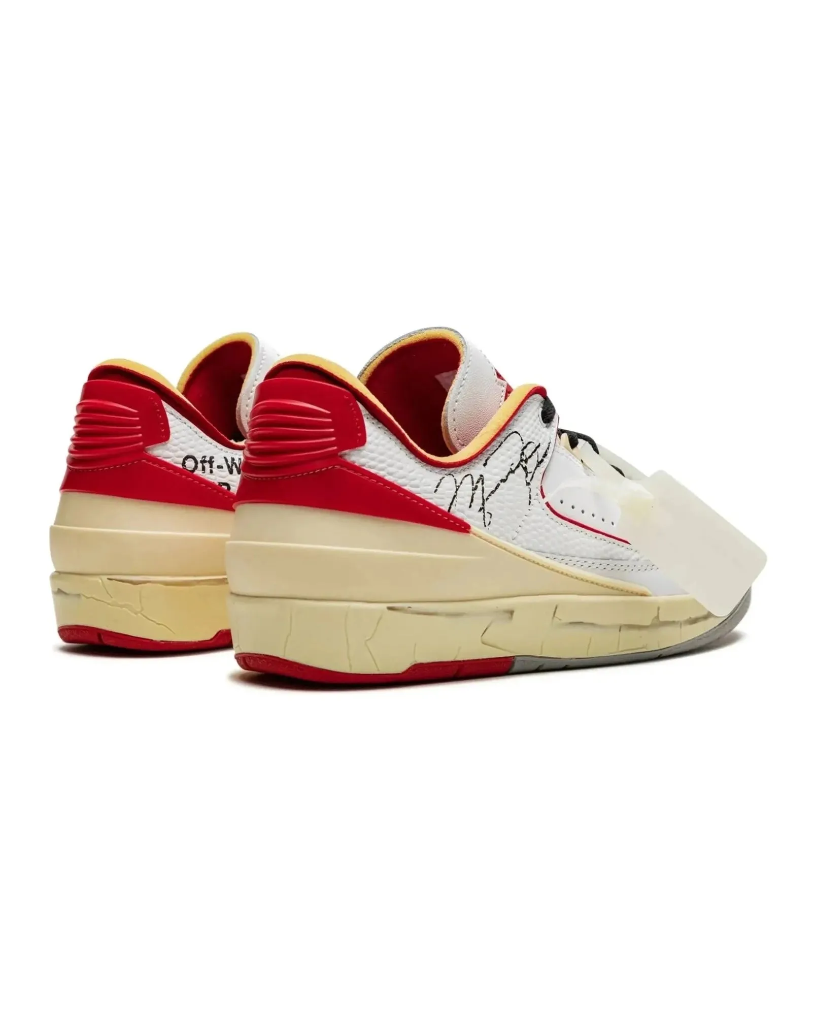 Nike Air Jordan 2 Retro Low SP X Off-White White Red High Performance Cushion