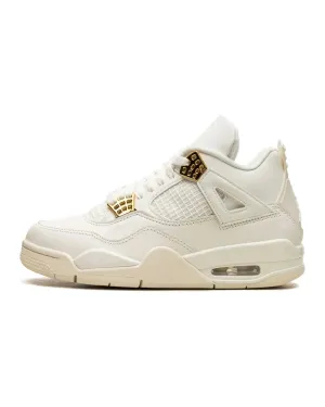 Nike Air Jordan 4 Retro Metallic Gold Travel Step Foot Protection
