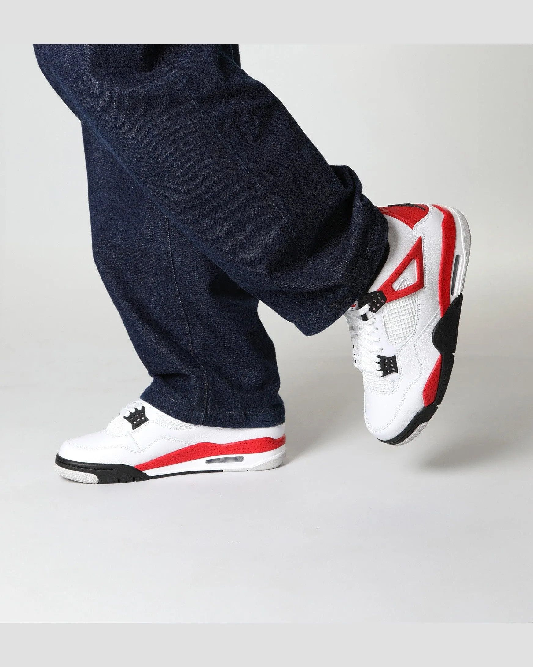 Nike Air Jordan 4 Retro Red Cement Lightweight Feel