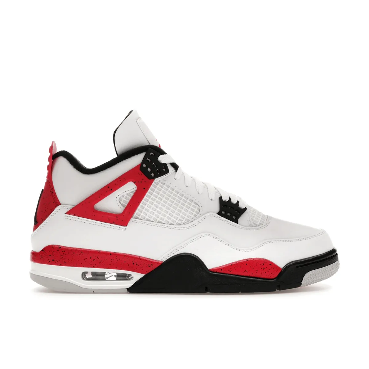 Air Jordan 4 Retro Red Cement Speed Shoes Zip Up Style