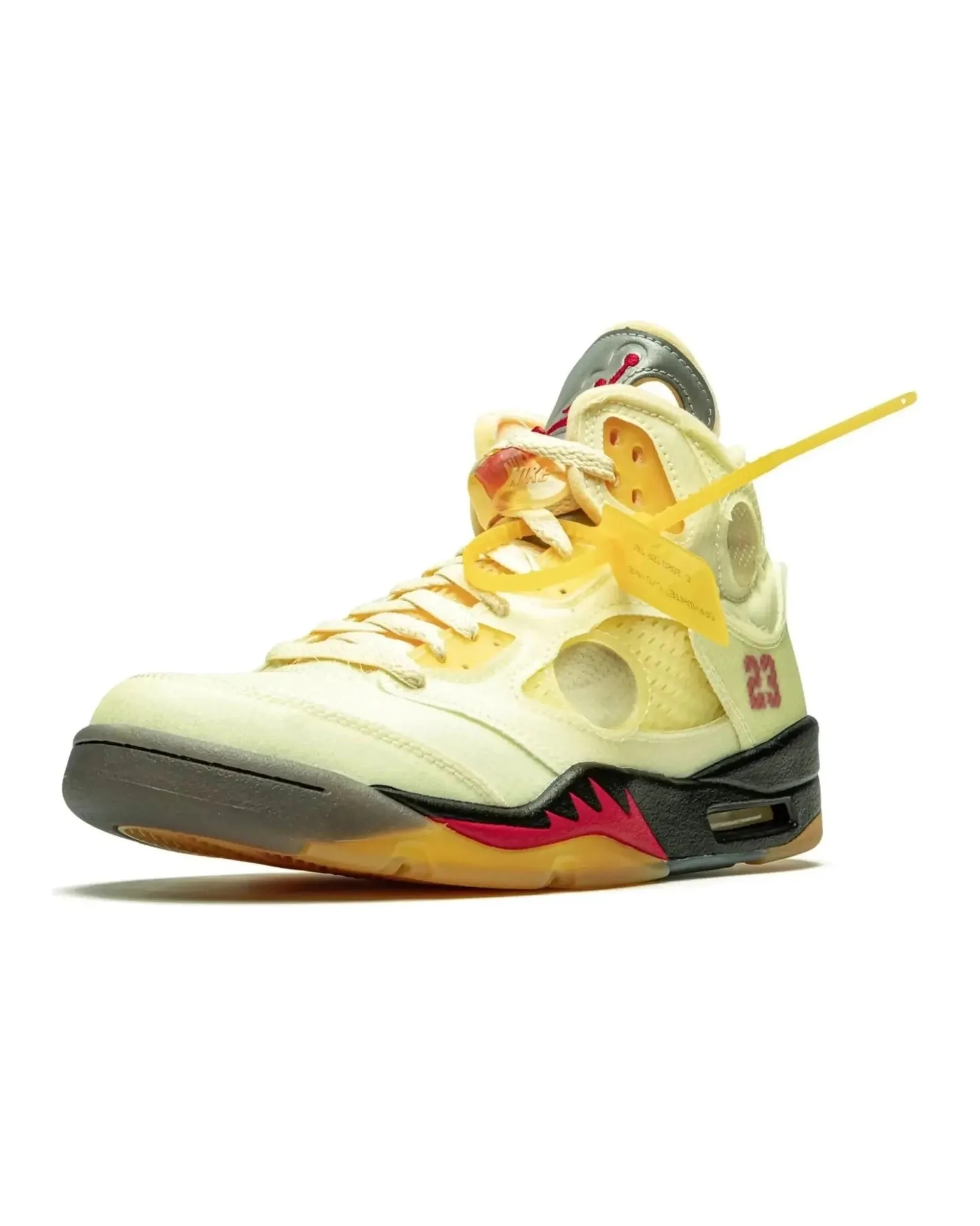 Nike Air Jordan 5 Retro X Off-White Sail Cushioned traction
