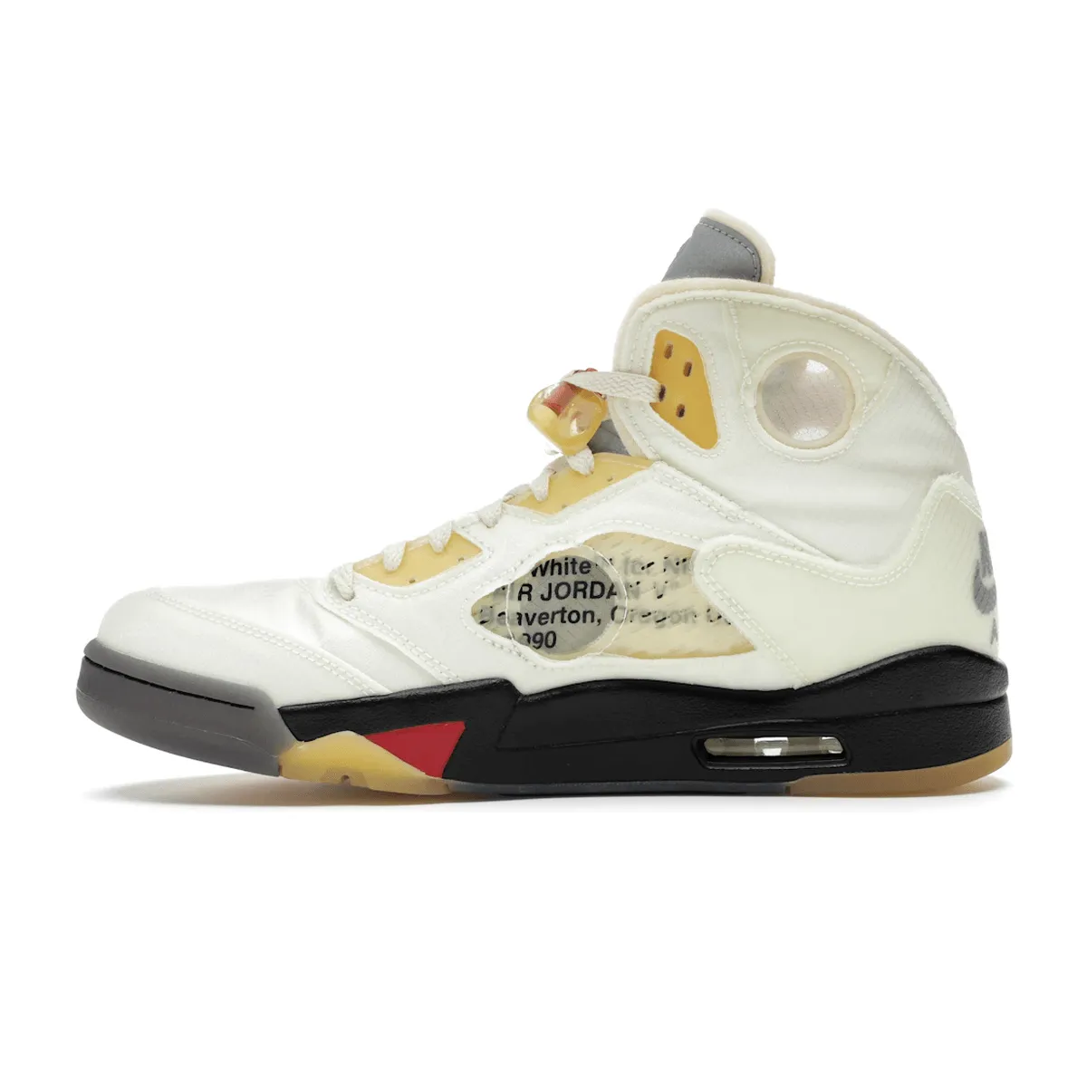 Nike Air Jordan 5 Retro X Off-White Sail Cushioned traction