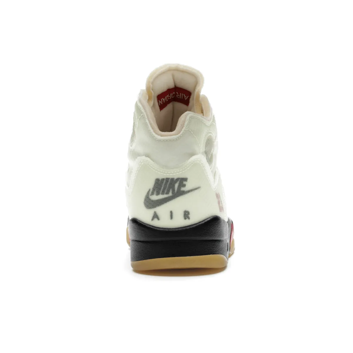 Nike Air Jordan 5 Retro X Off-White Sail Cushioned traction