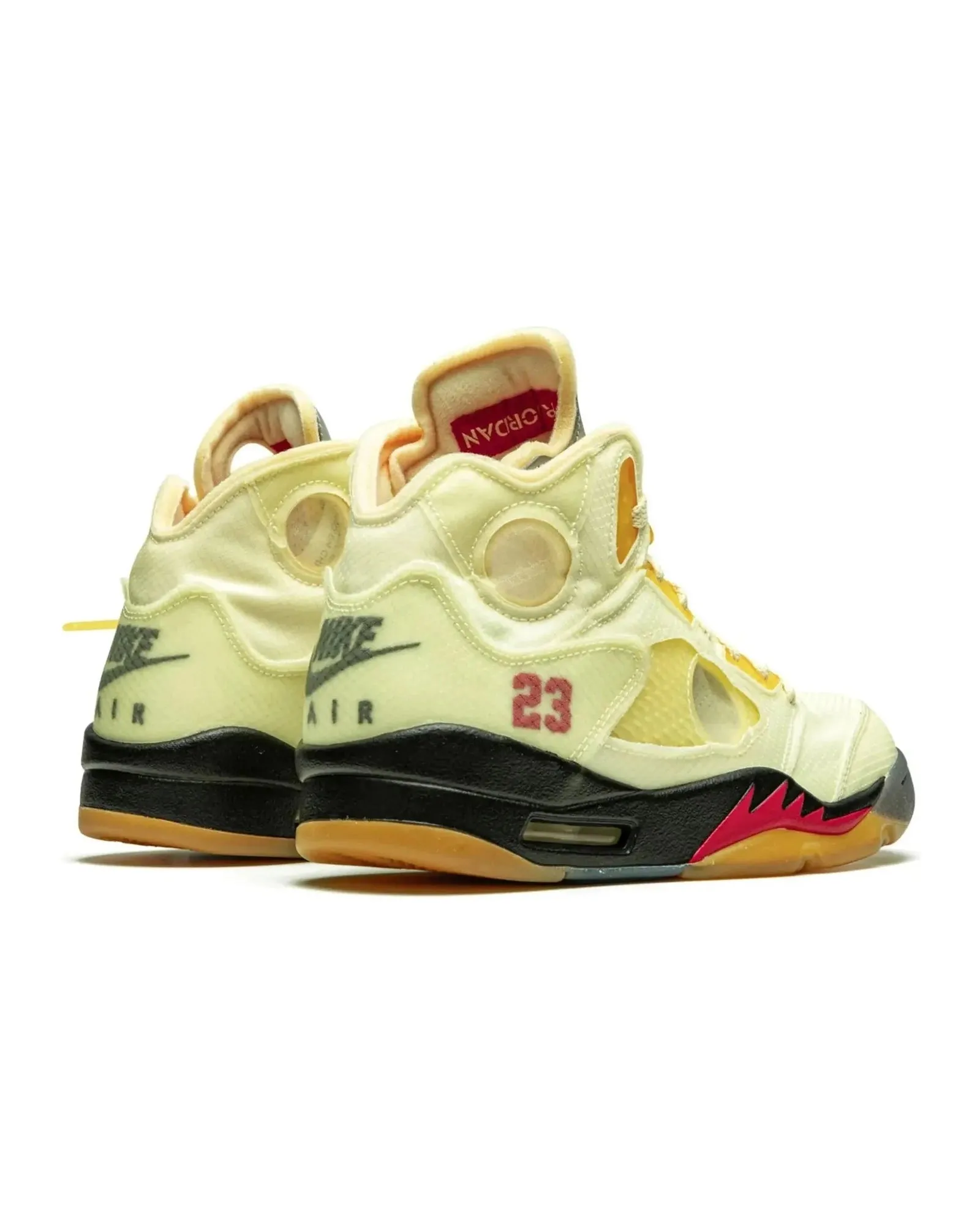 Nike Air Jordan 5 Retro X Off-White Sail Cushioned traction