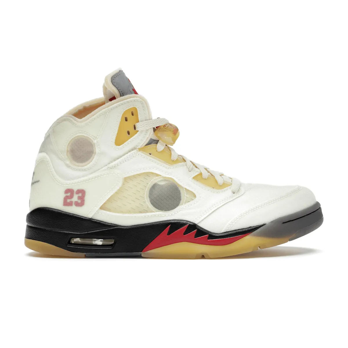 Nike Air Jordan 5 Retro X Off-White Sail Cushioned traction