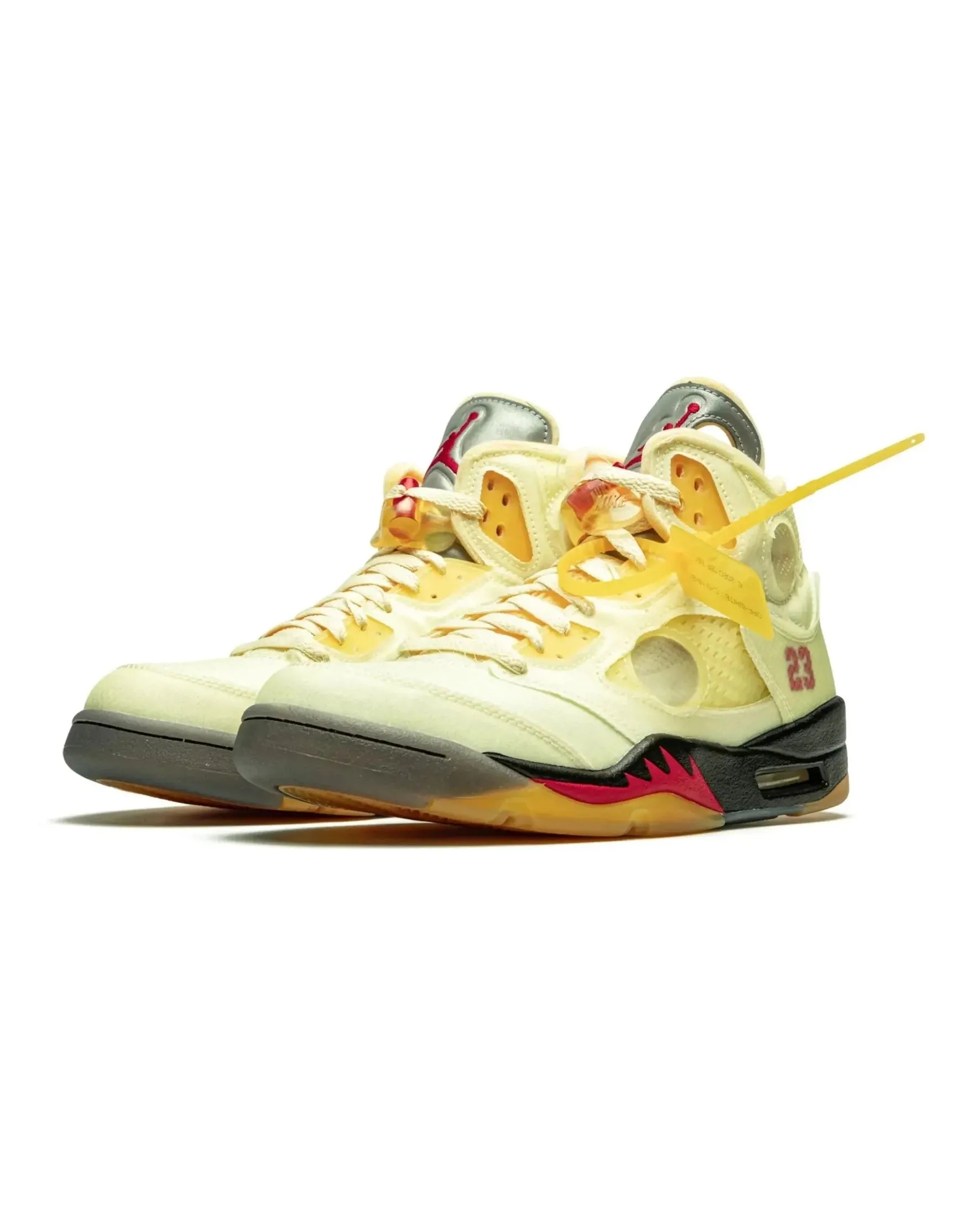 Nike Air Jordan 5 Retro X Off-White Sail Cushioned traction