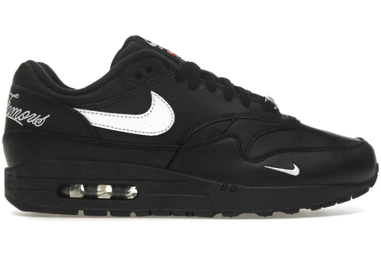 Nike Air Max 1 '87 SP Supreme Black White Cushioned Insole Pad Design