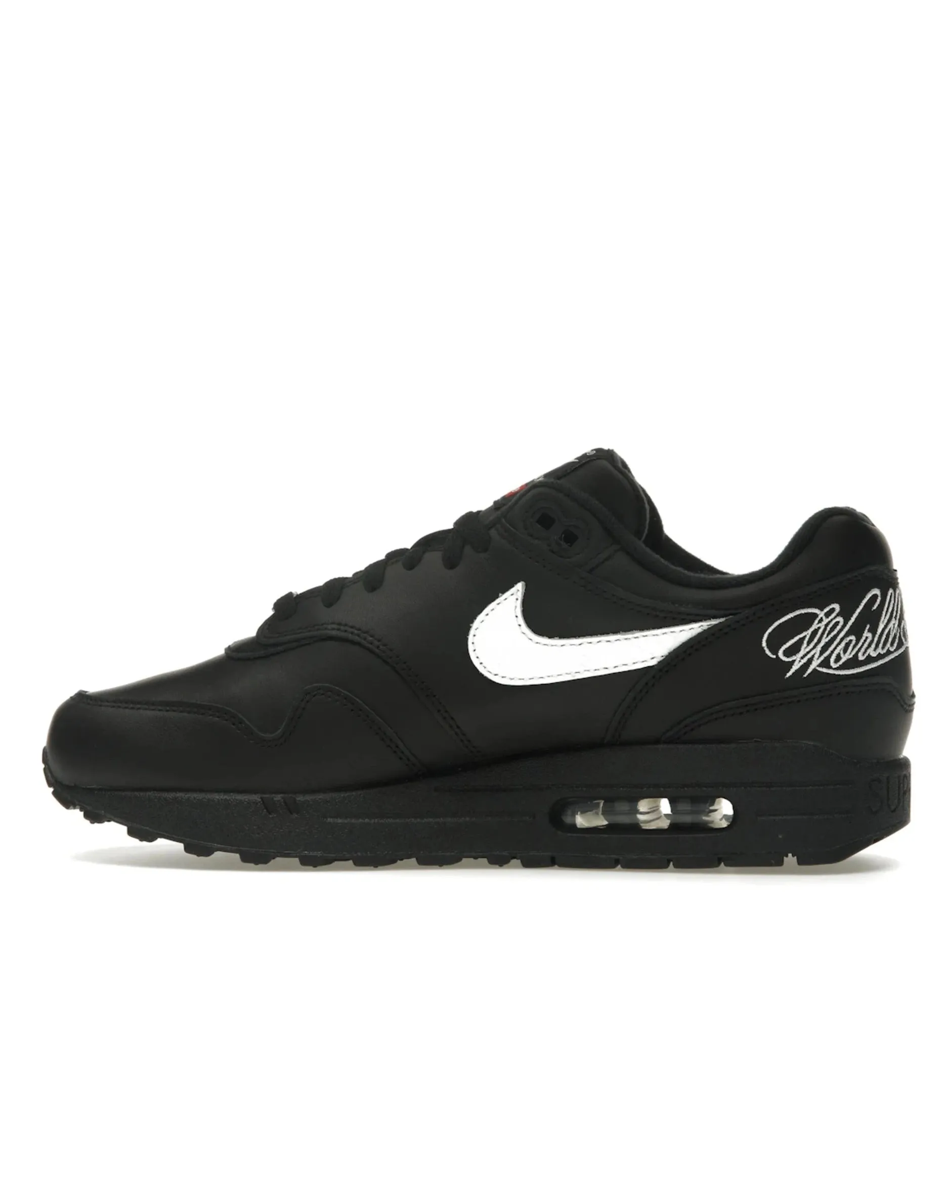 Nike Air Max 1 '87 SP Supreme Black White Cushioned Insole Pad Design