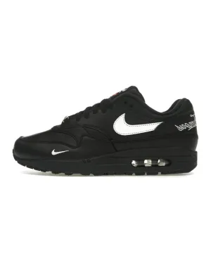 Nike Air Max 1 '87 SP Supreme Black White track - field running shoes sports shoes