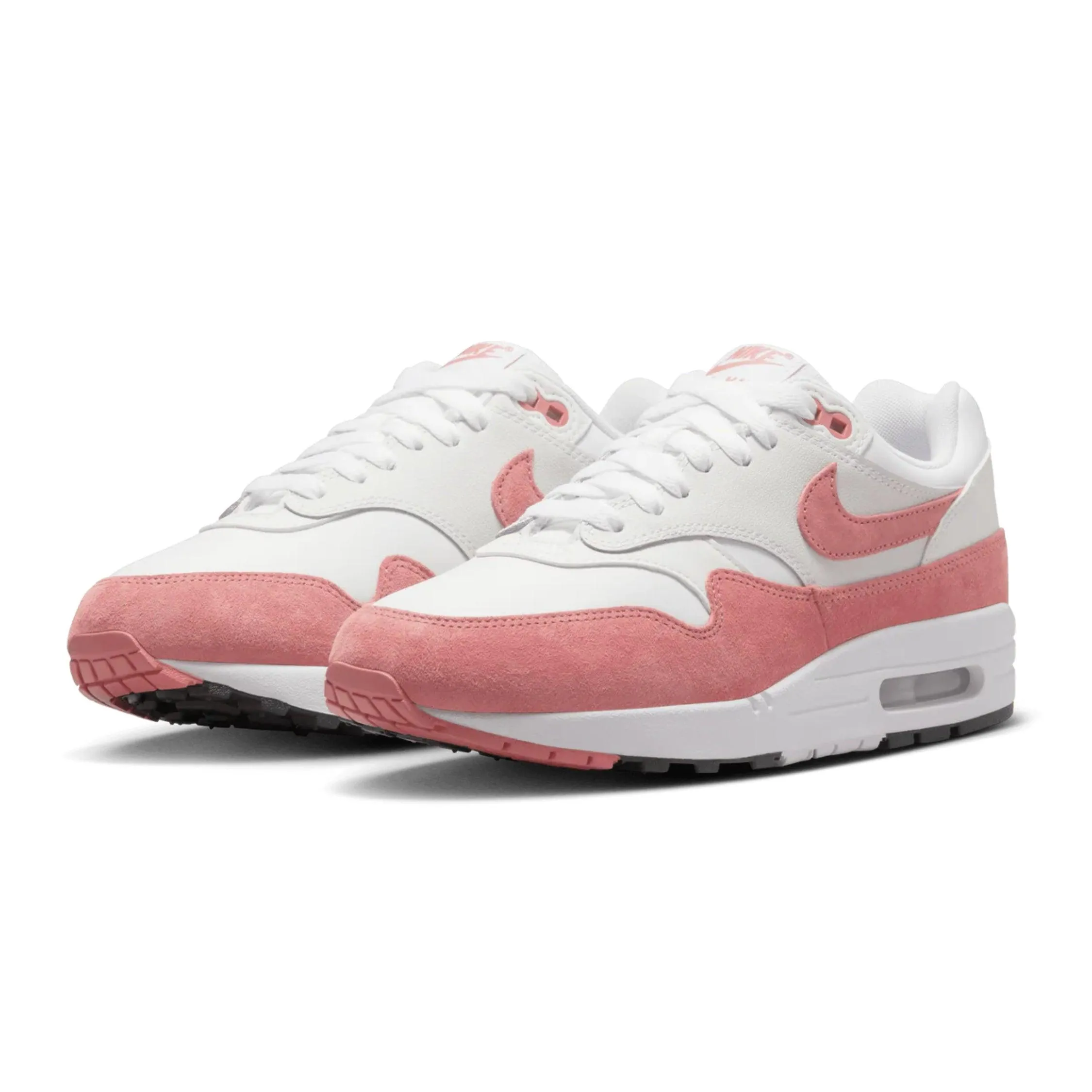 Nike Air Max 1 '87 White Canyon Pink Performance Socks