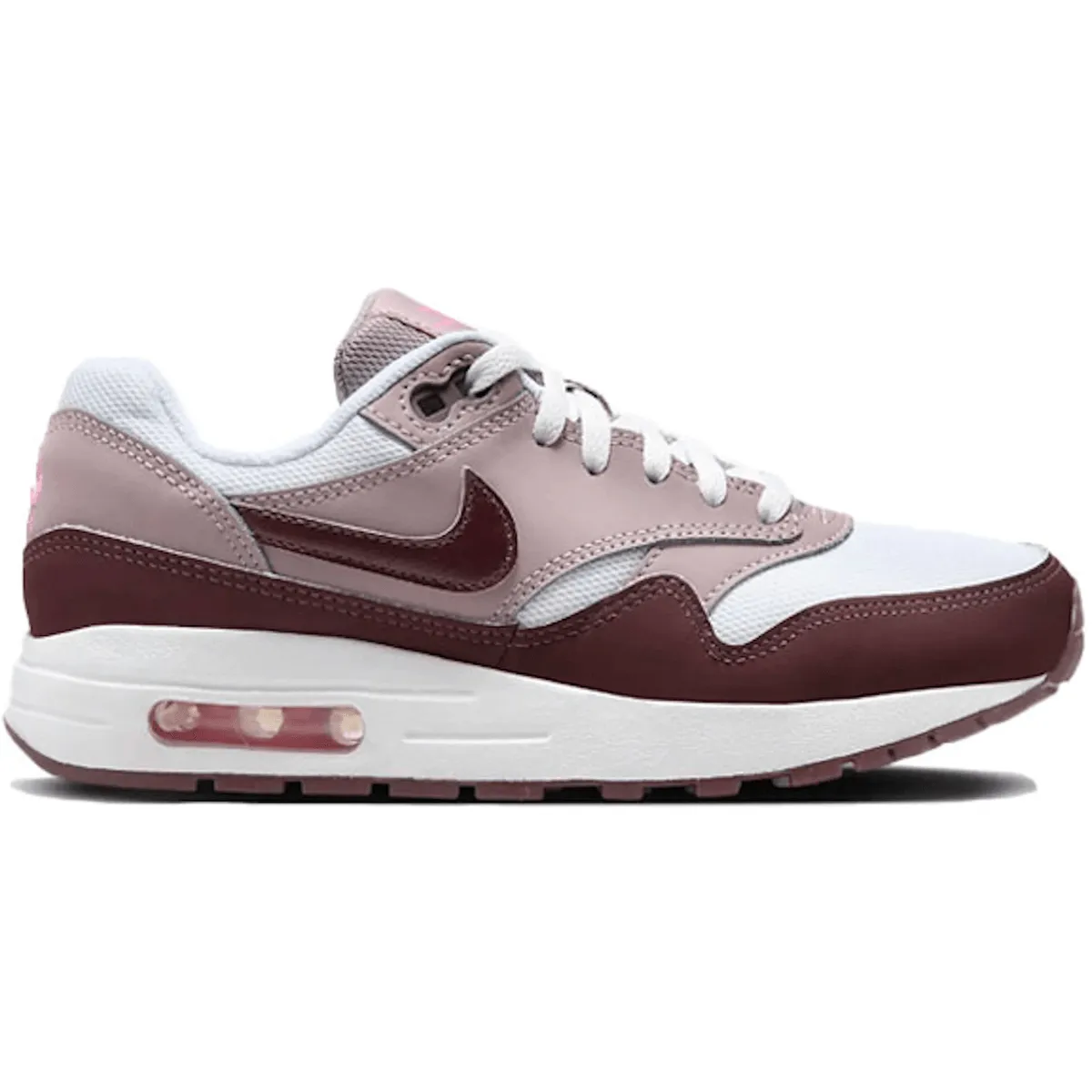 Nike Air Max 1 Light Violet Burgundy Crush Comfort - Sought Feature Set