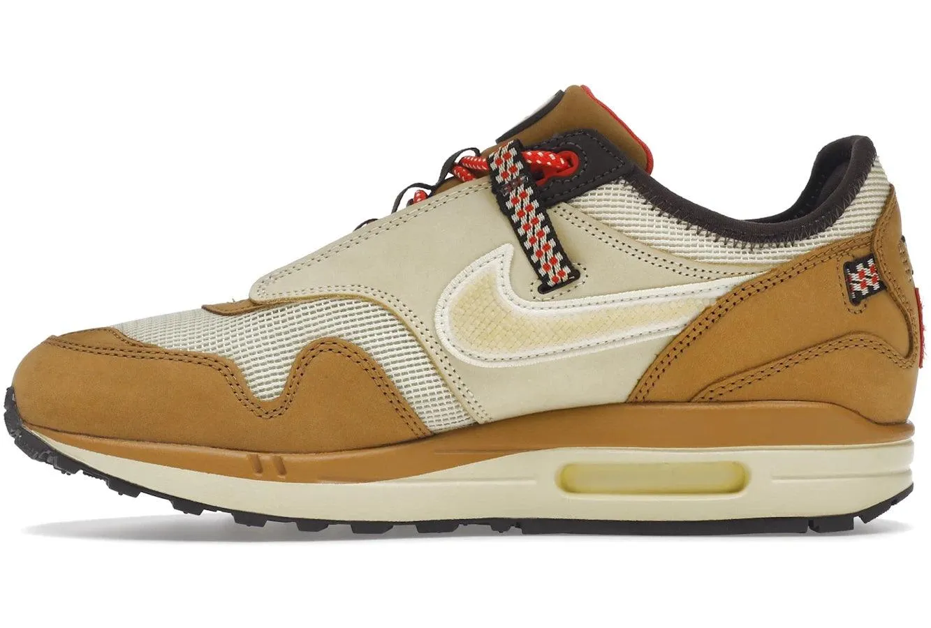 Nike Air Max 1 Travis Scott Cactus Jack Wheat Lemon Drop Anti - slip Insole