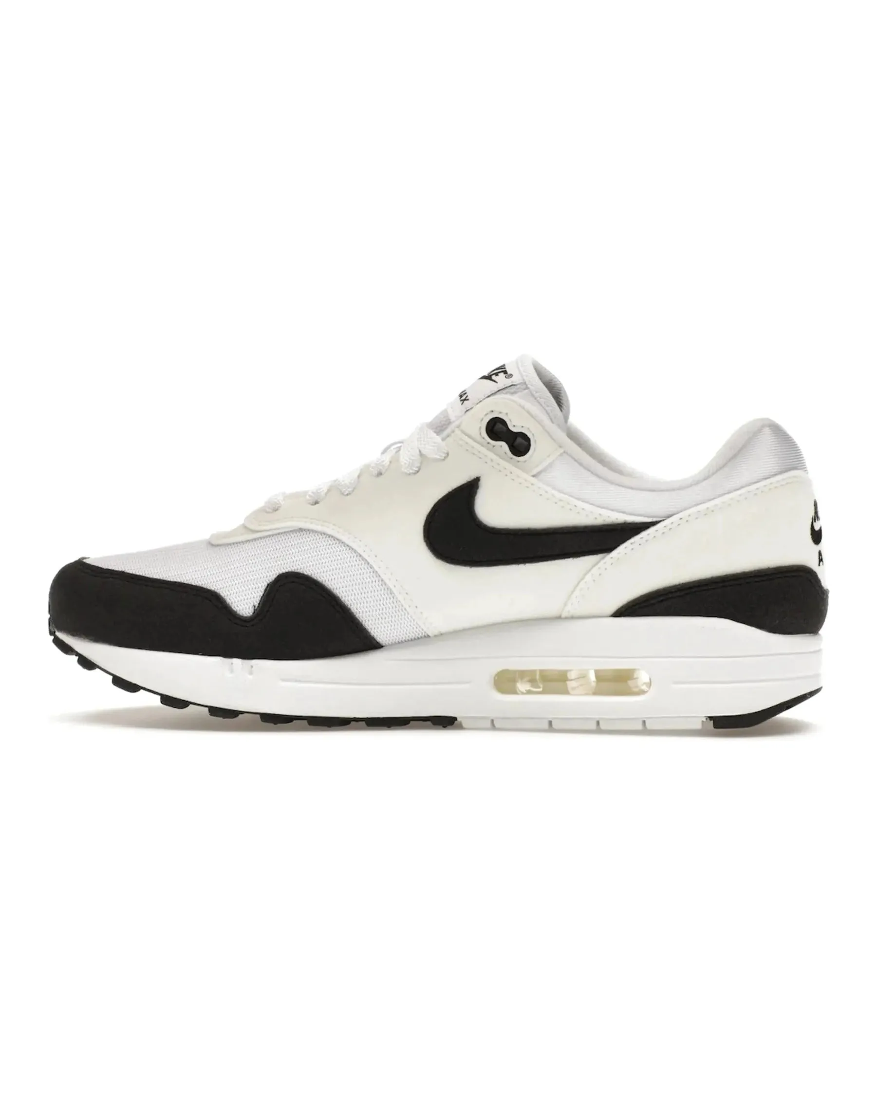 Nike Air Max 1 White Black Neutral Grey Lightweight Footwear Ability