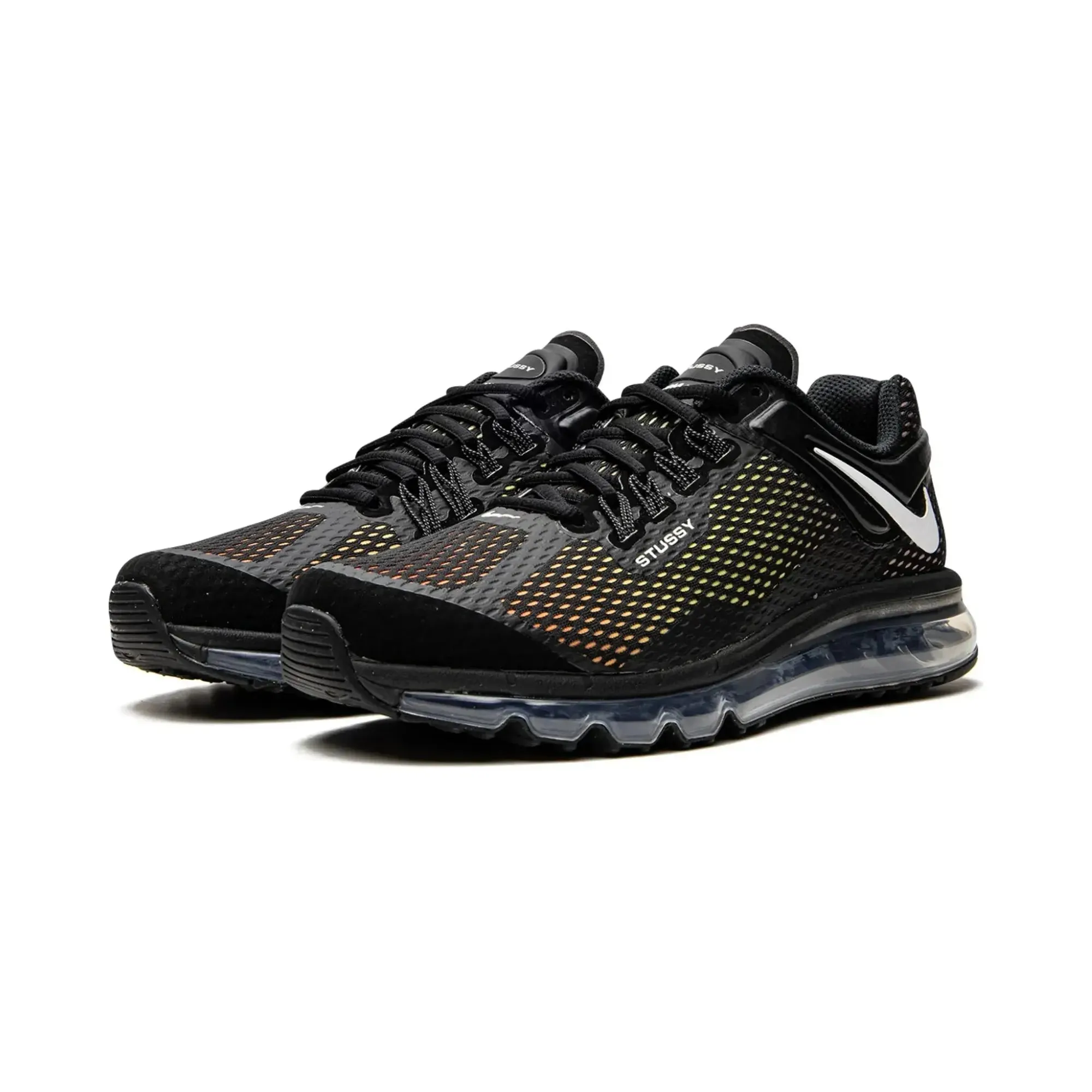Nike Air Max 2013 X Stssy Black Stretchable Mesh Upper Design