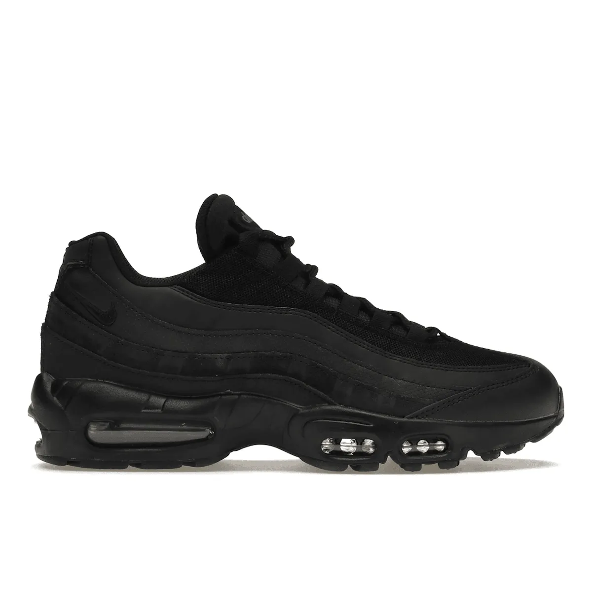 supinated foot shoe support Elite runner Nike Air Max 95 Essential Triple Black