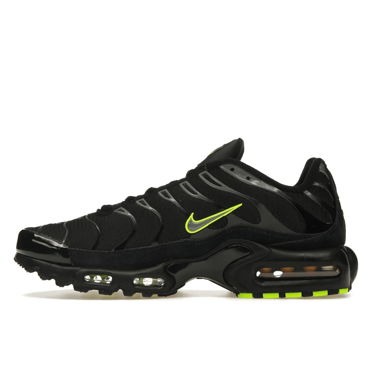 Nike Air Max Plus Black Volt Ankle Support System Design Concept