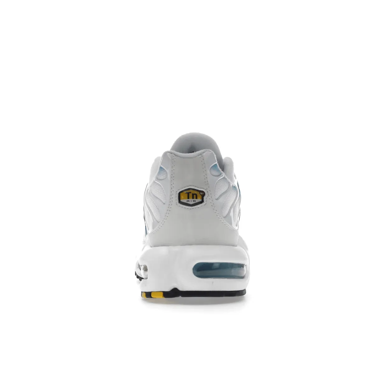 Nike Air Max Plus Spray Paint Swoosh White Blue Endurance advancement