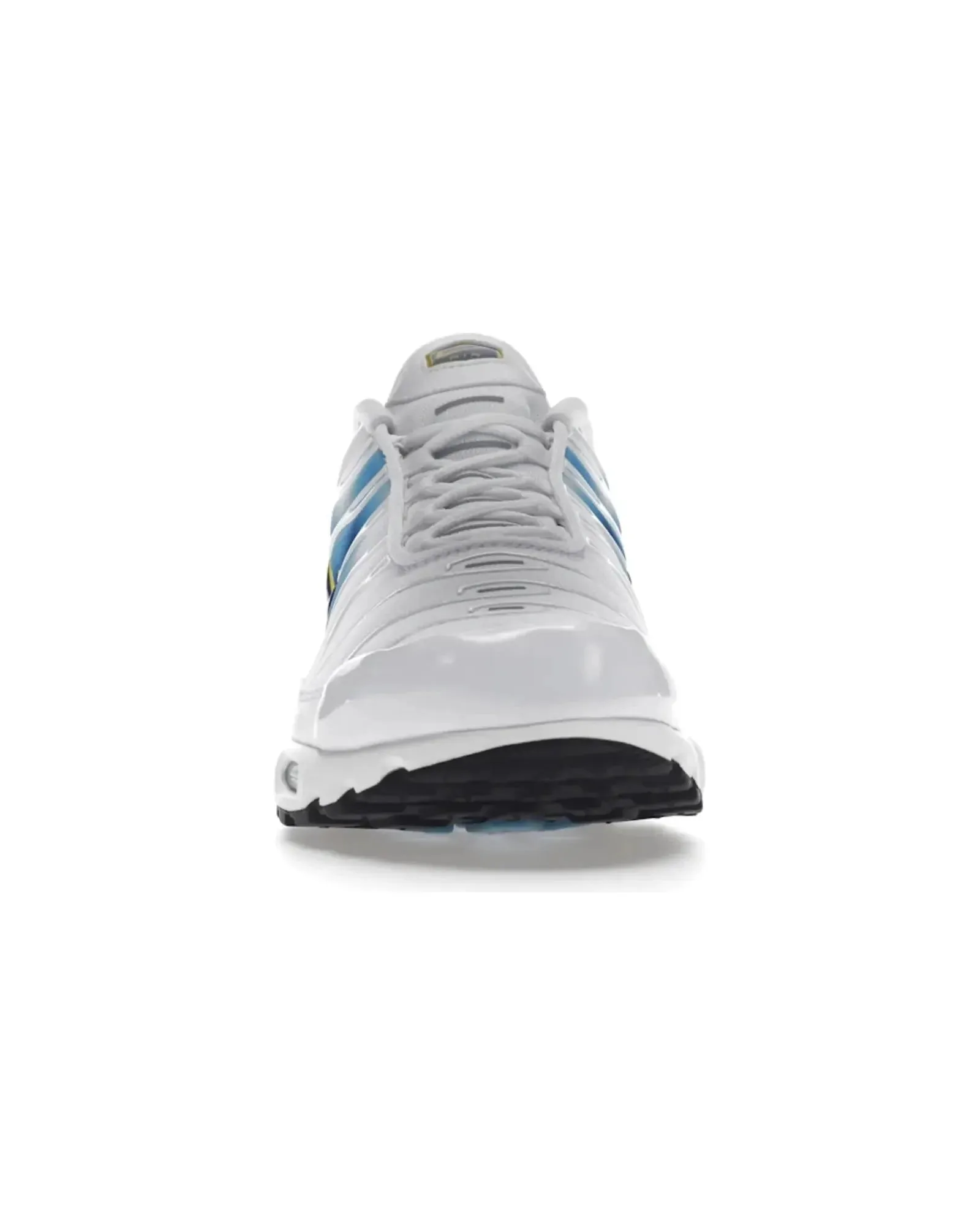 Nike Air Max Plus Spray Paint Swoosh White Blue Endurance advancement