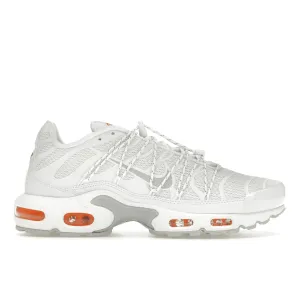 Nike Air Max Plus Utility Safety Orange Pure Platinum running with a molded insole gym - ready