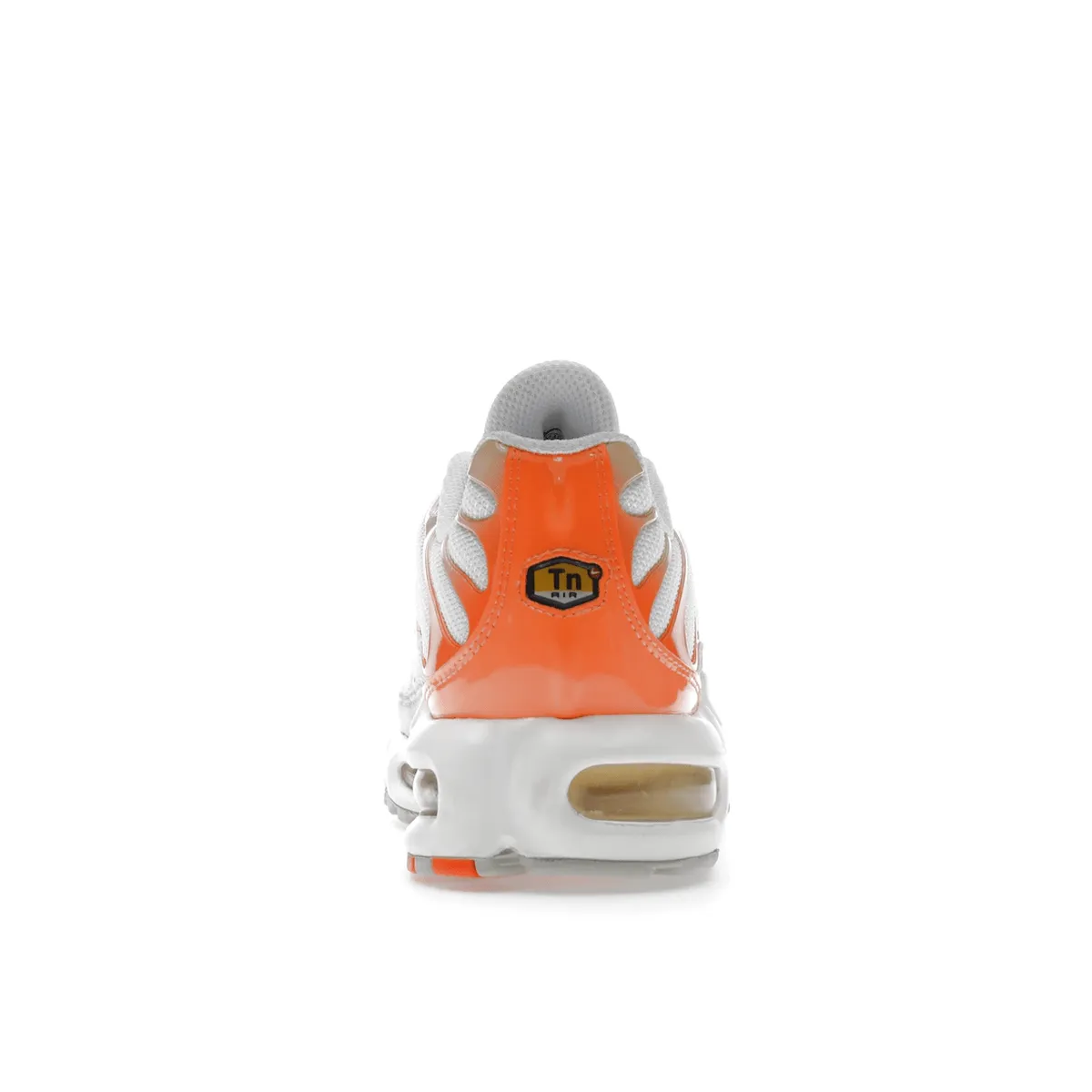 Nike Air Max Plus White Atomic Orange Shock Resistance Ability