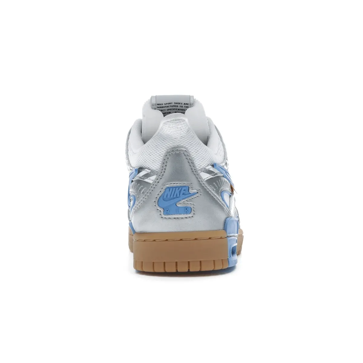 Nike Air Rubber Dunk Off-White UNC Travel Step-Out