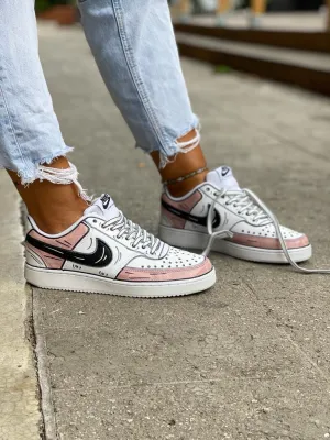 Nike Court Vision Low Cartoons Rain Day Match Go