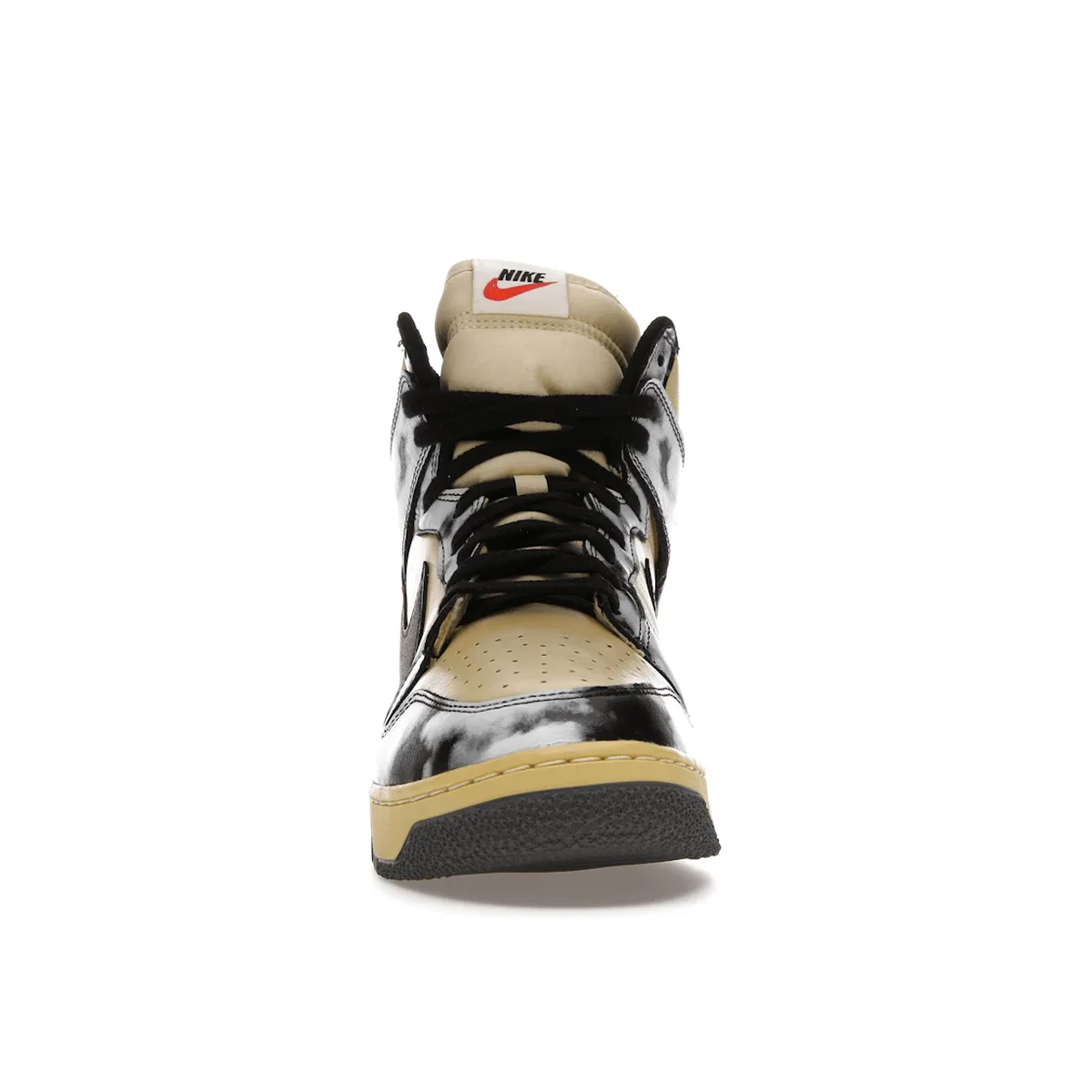 Nike Dunk High 1985 Black Acid Wash Minimal Style