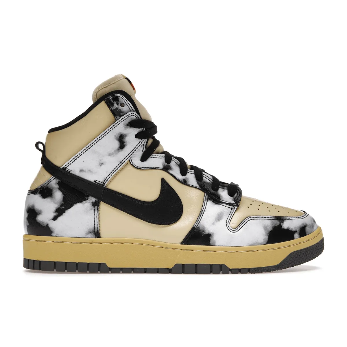 Nike Dunk High 1985 Black Acid Wash Minimal Style