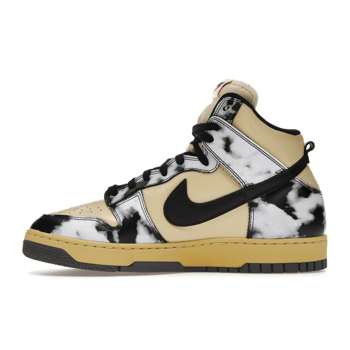 Nike Dunk High 1985 Black Acid Wash Minimal Style