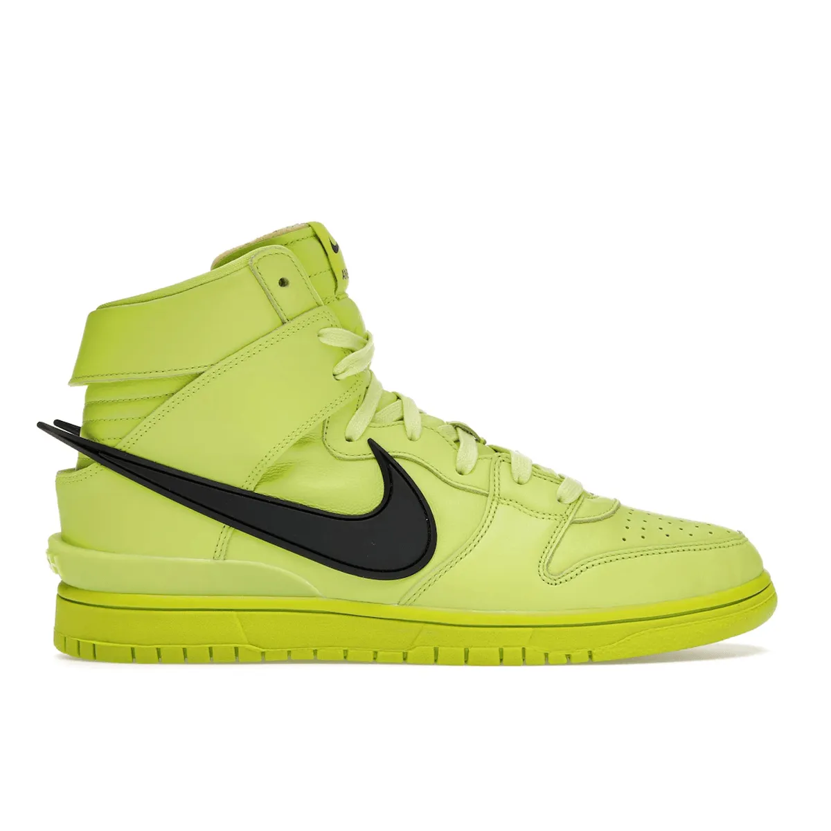 Nike Dunk High AMBUSH Flash Lime Modern Fit