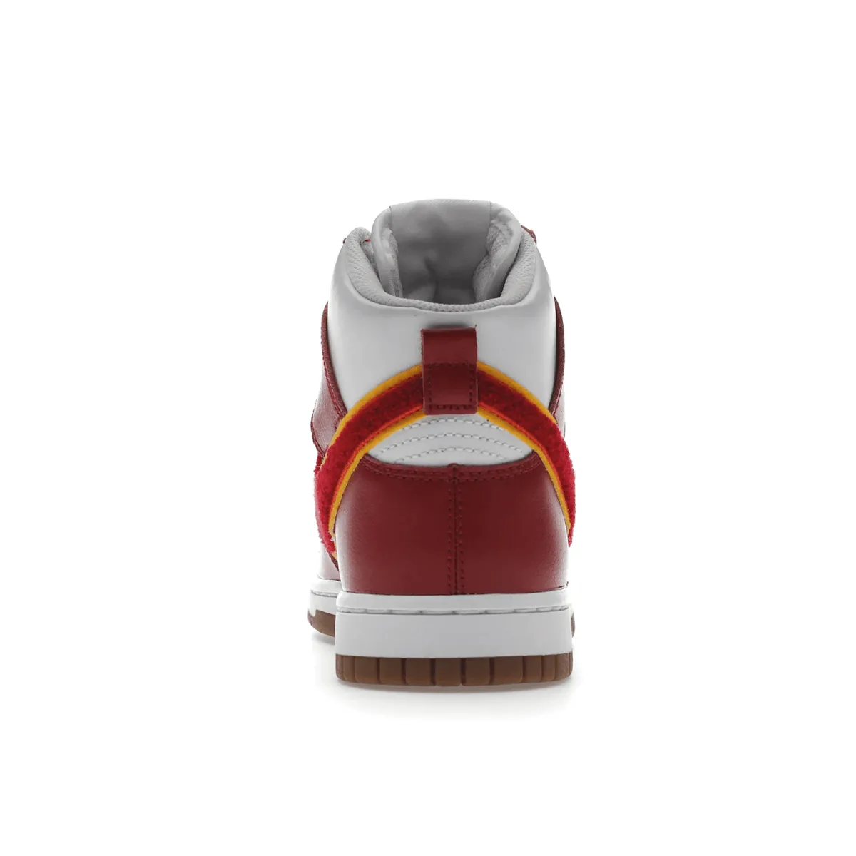 Nike Dunk High Chenille Swoosh White Gym Red Street Ease
