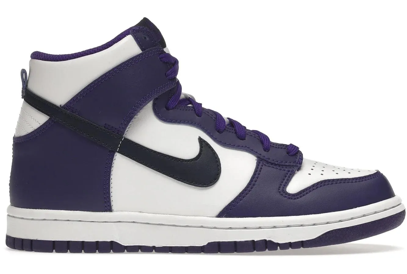 Nike Dunk High Electro Purple Midnight Navy Speed Walk