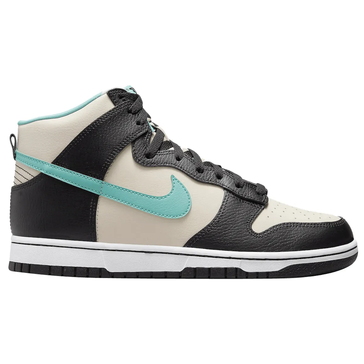Nike Dunk High EMB Beige Black Washed Teal Speed Comfort