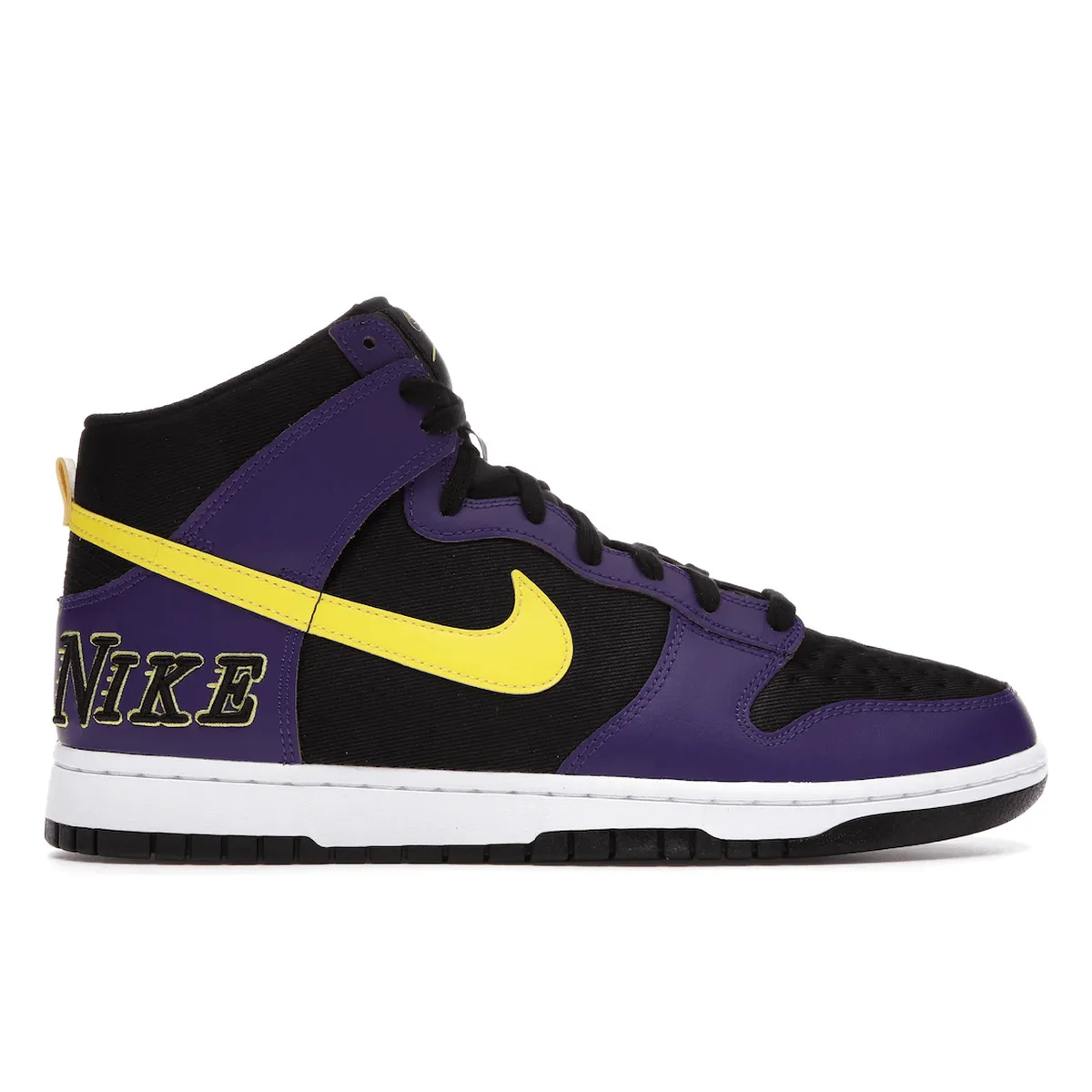 Nike Dunk High EMB Lakers Soft Leatherette