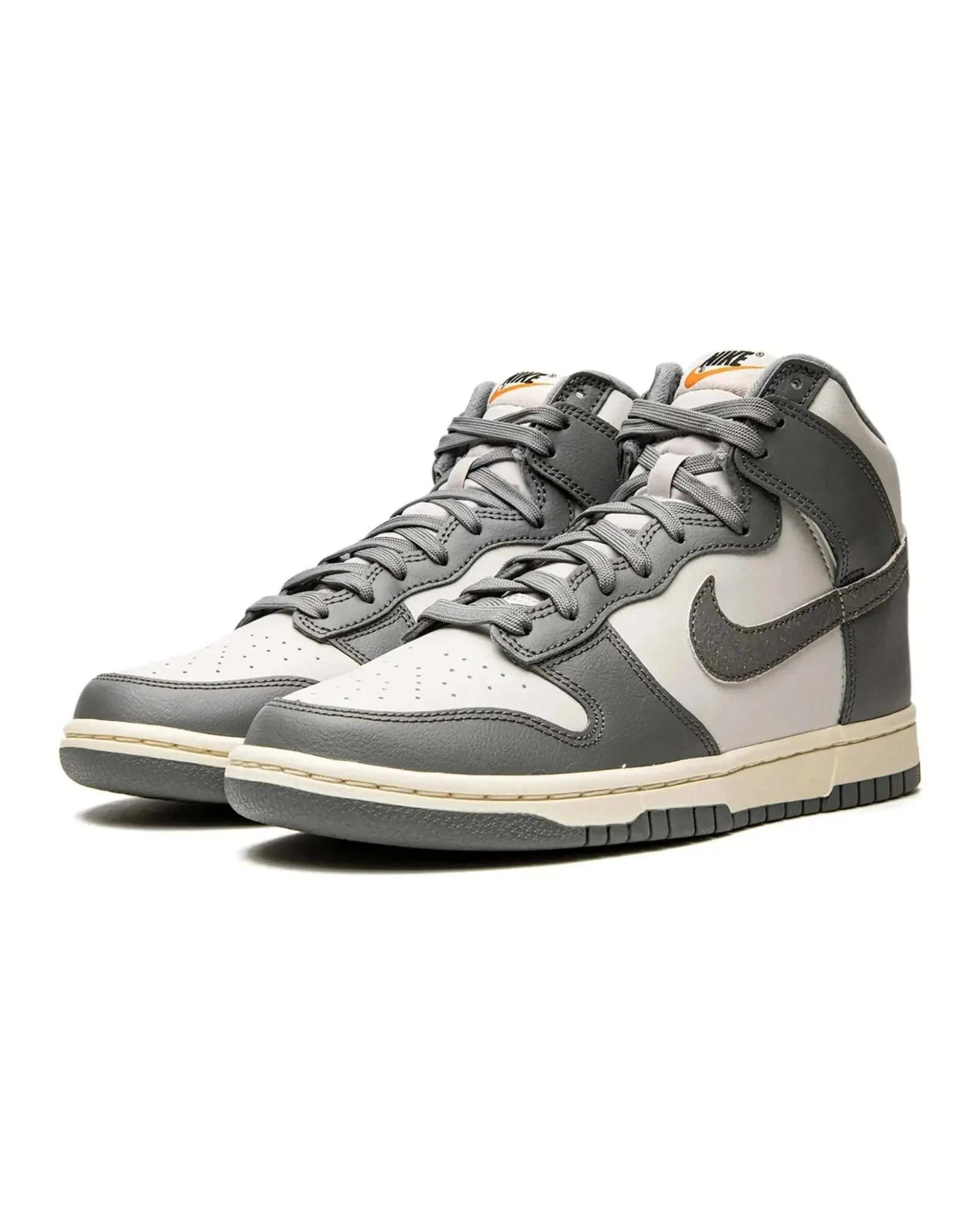 Nike Dunk High Vintage Light Bone Grey Simple Style