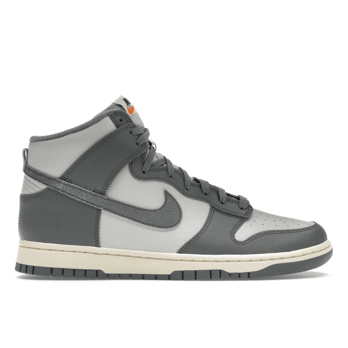Nike Dunk High Vintage Light Bone Grey Break Hike Trendy Shoes