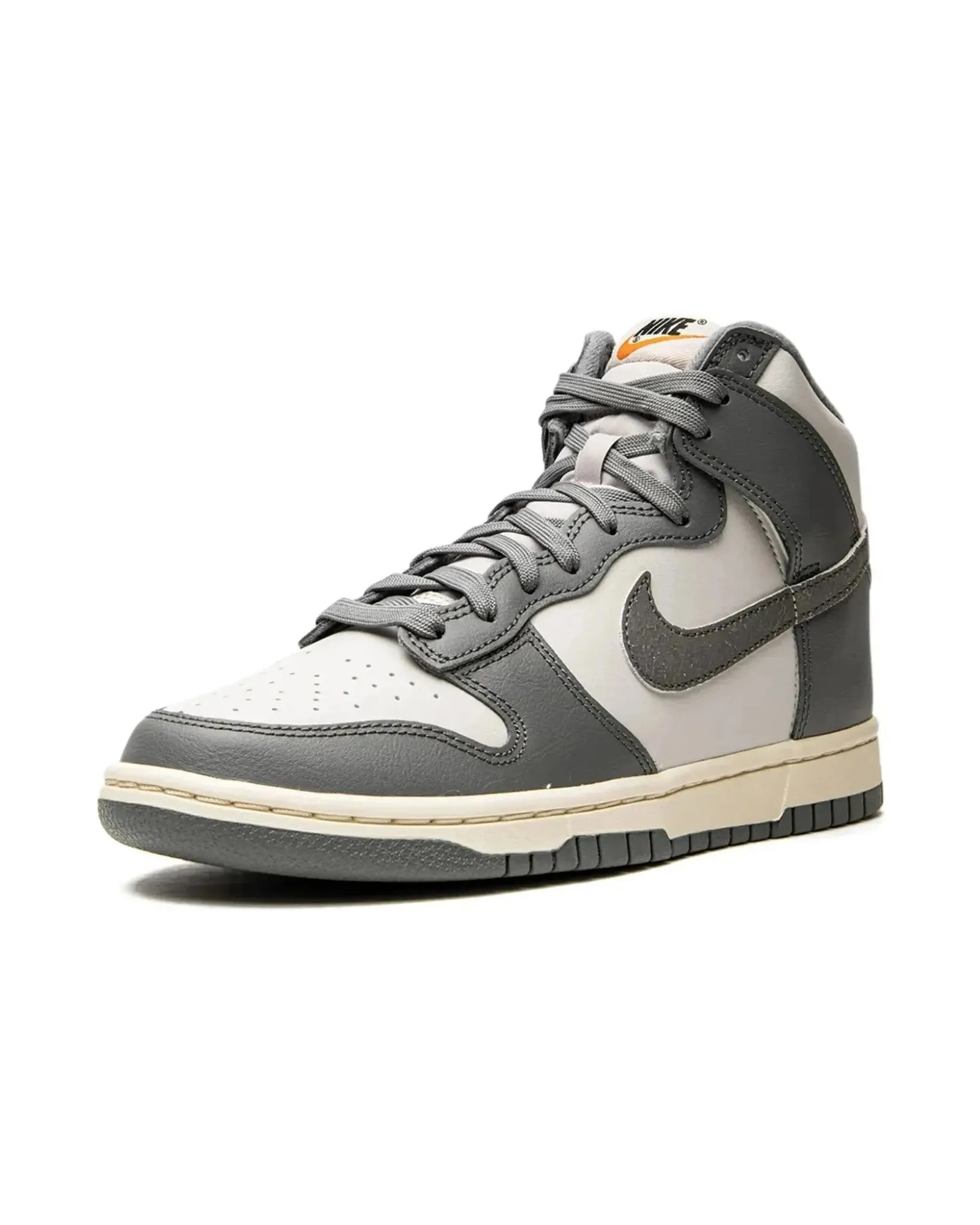 Nike Dunk High Vintage Light Bone Grey Simple Style