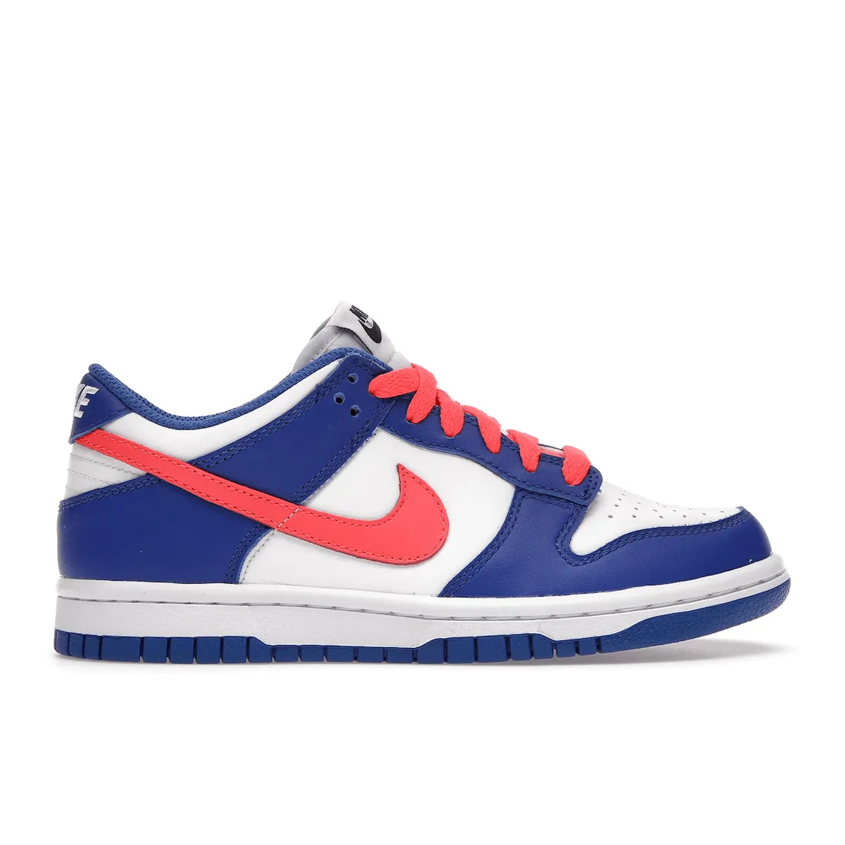 Nike Dunk Low Bright Crimson Game Royal Light Step Glide