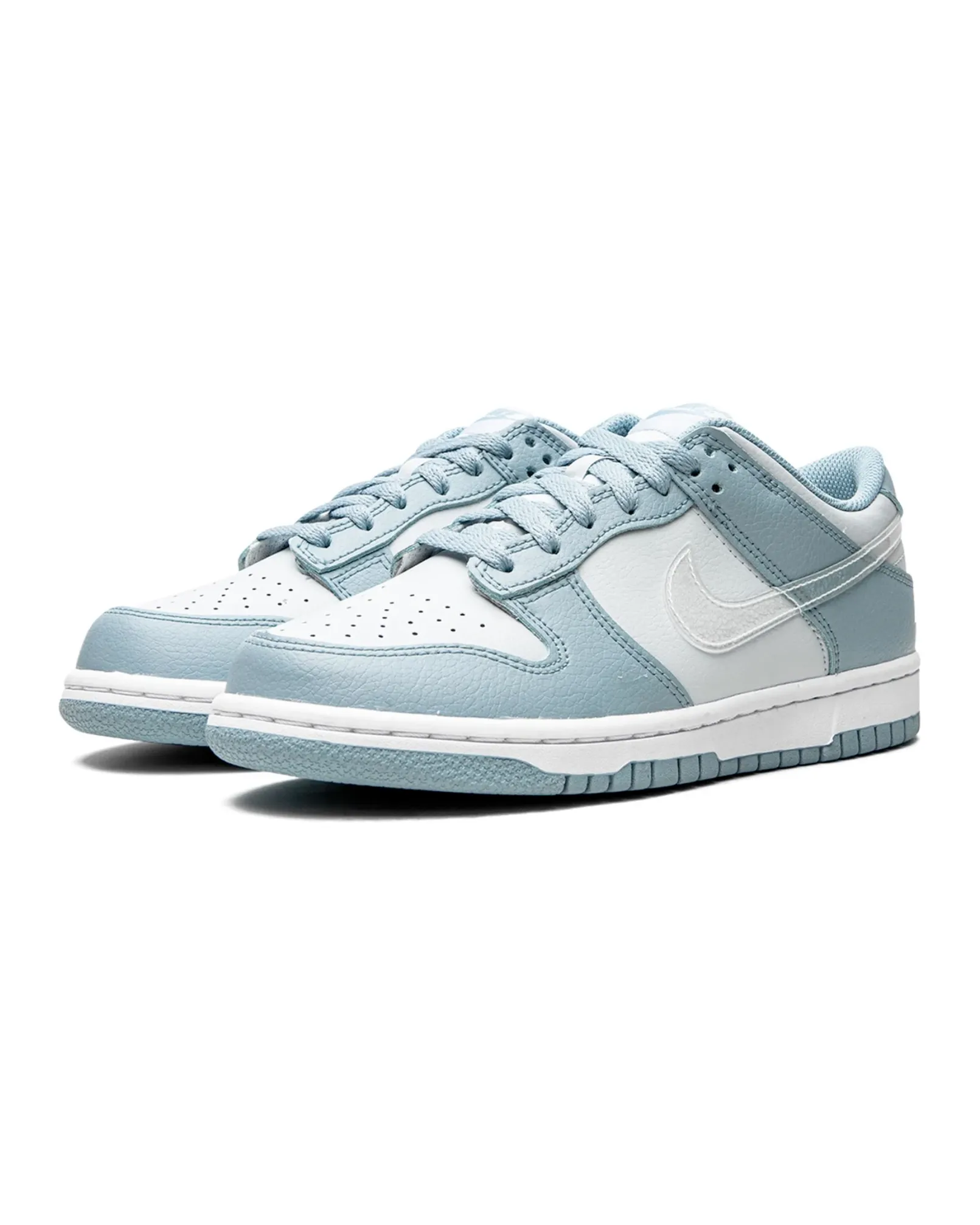 Nike Dunk Low Clear Blue Swoosh Smooth Motion