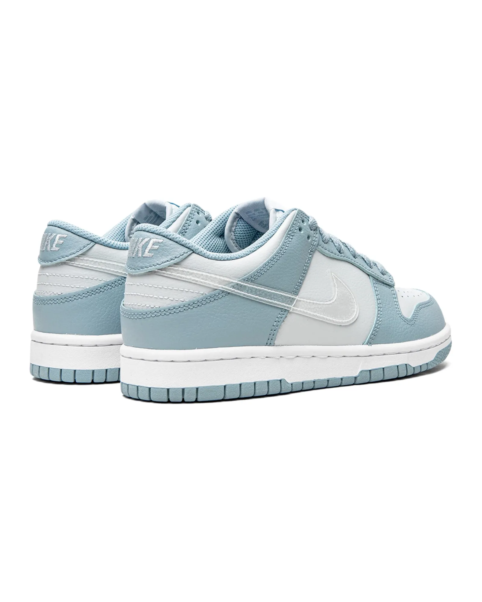 Nike Dunk Low Clear Blue Swoosh Smooth Motion