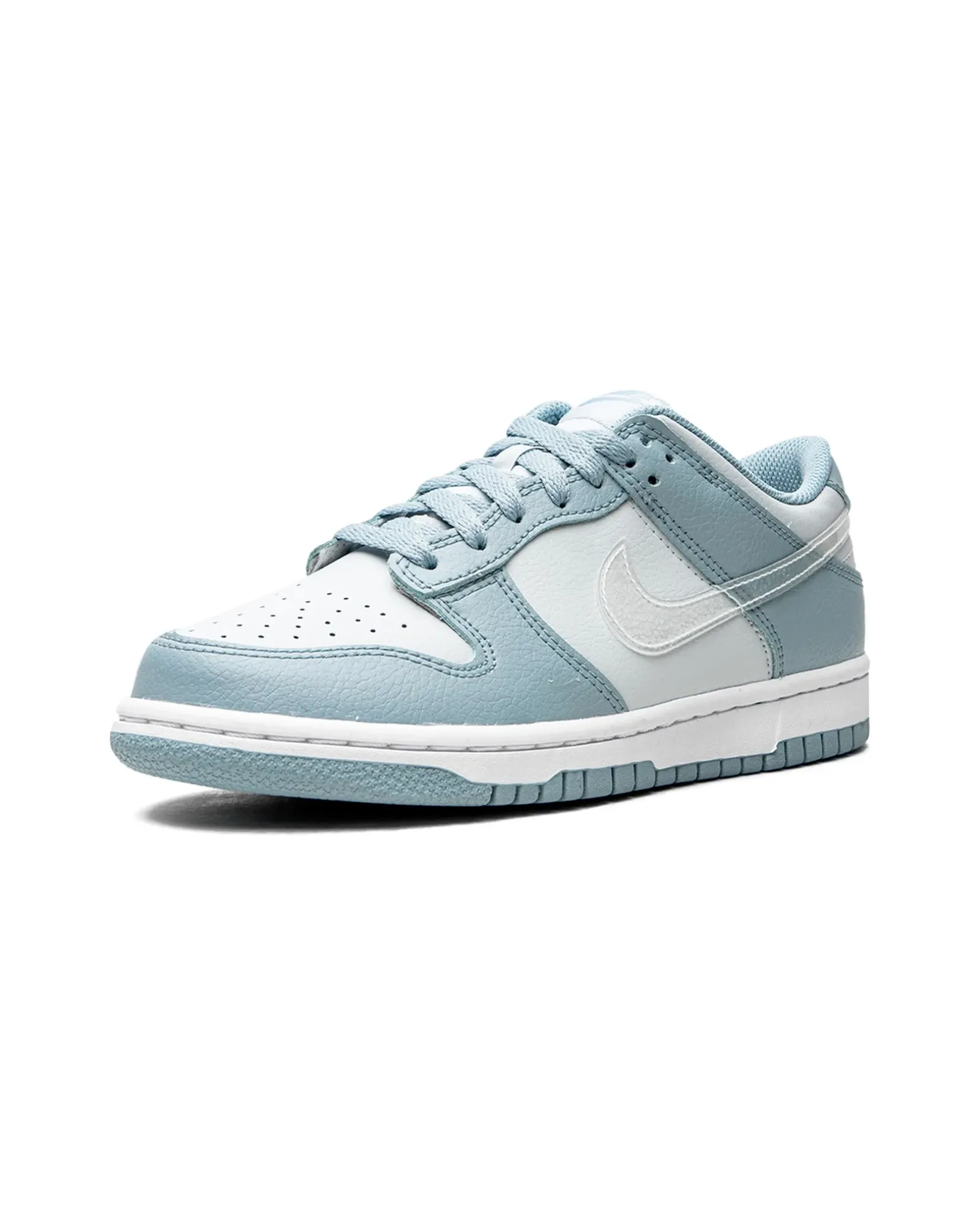 Nike Dunk Low Clear Blue Swoosh Smooth Motion