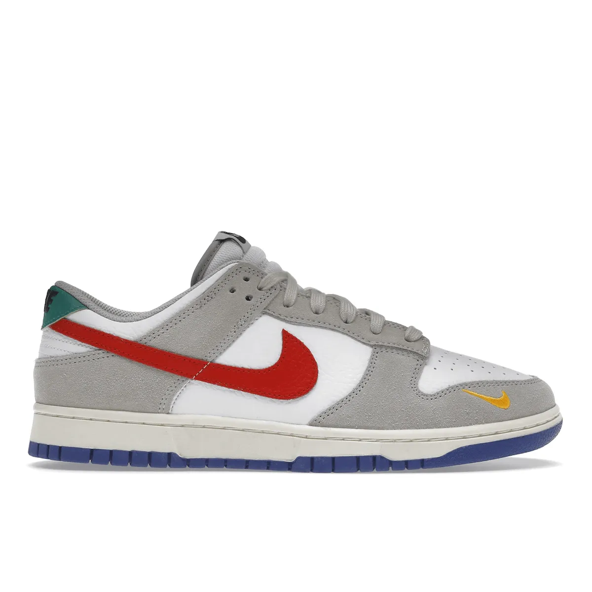 Nike Dunk Low Light Iron Ore Red Blue Short Step