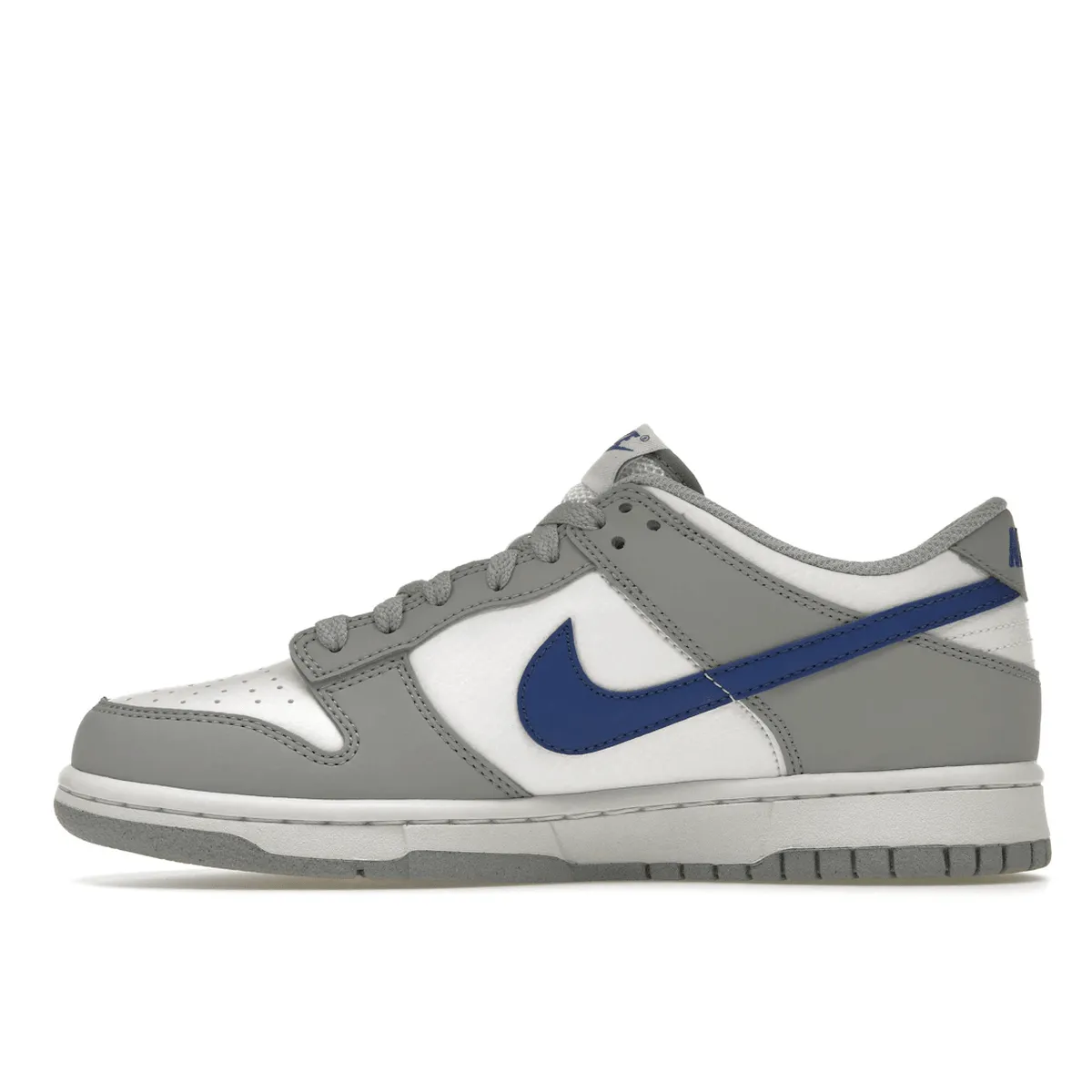 Nike Dunk Low Mini Swoosh Wolf Grey Game Royal Light Glide Step