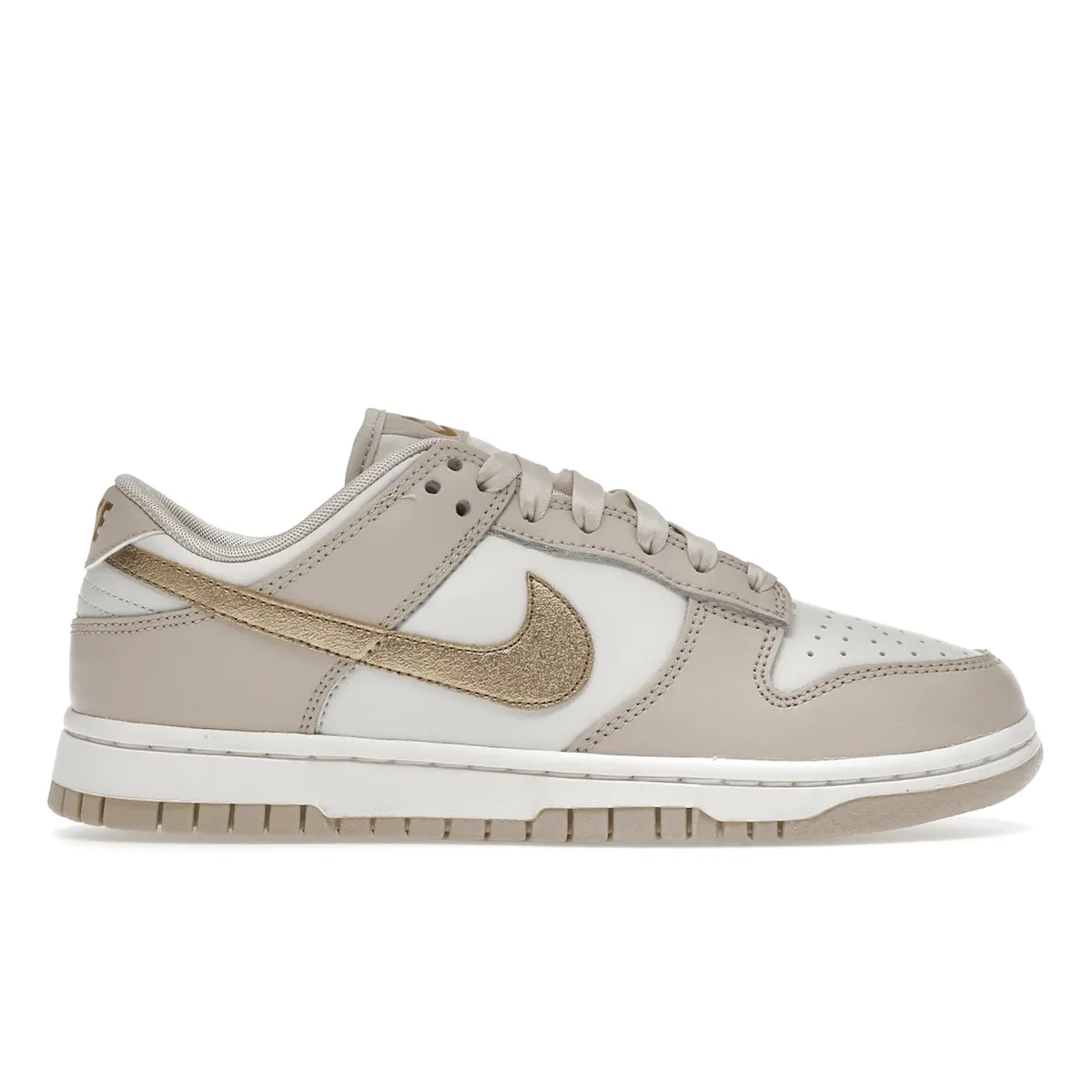 Nike Dunk Low Phantom Metallic Gold Travel Step Glide