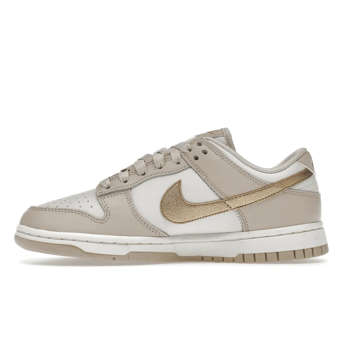 Nike Dunk Low Phantom Metallic Gold Travel Step Glide