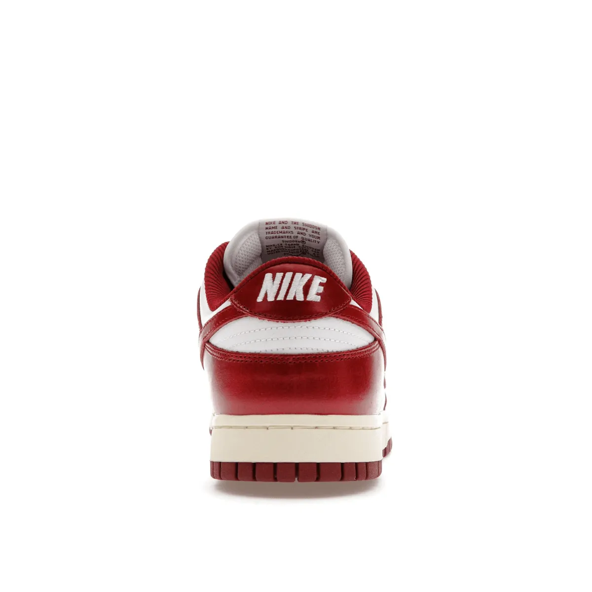 Nike Dunk Low PRM Vintage Team Red Soft Walk-In Step Layer